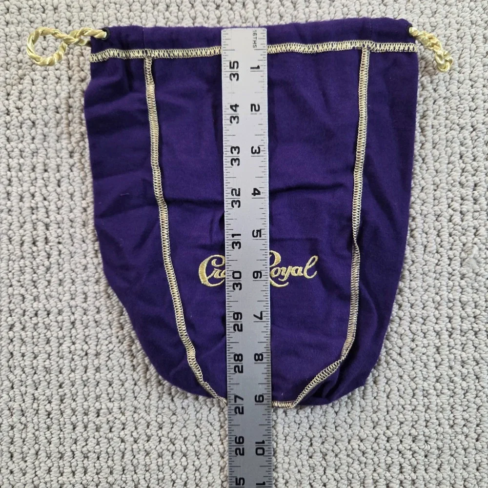 Lot 20 Crown Royal Purple Whiskey Bag Empty Drawstring Bags 8